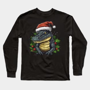 Alligator Christmas Long Sleeve T-Shirt